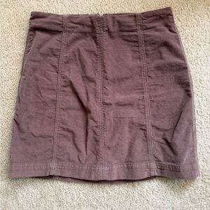 Mauve Free People Mini Skirt